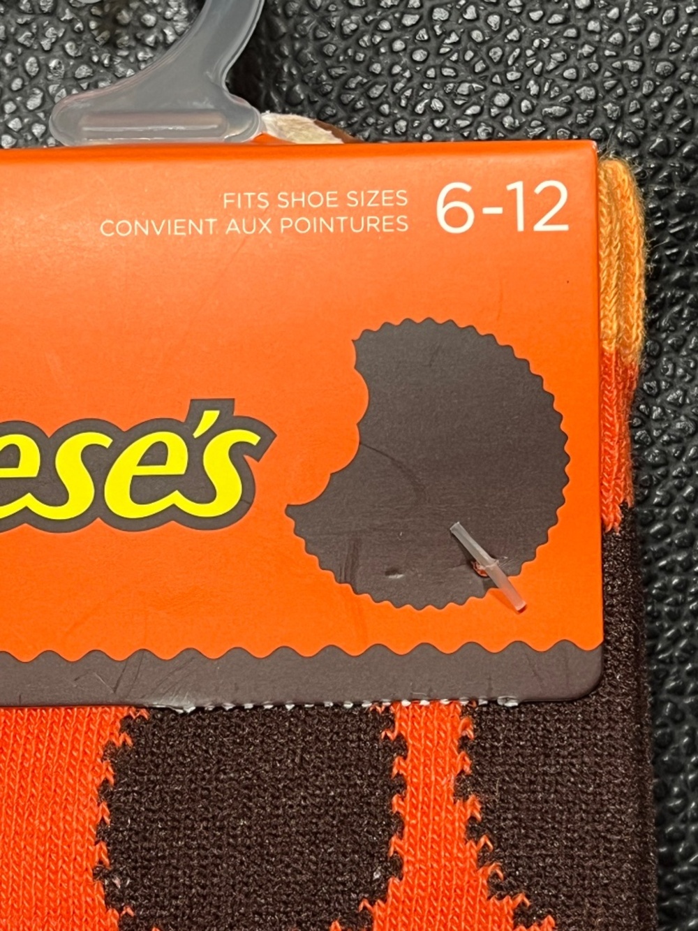 Reese’s Peanut Butter Cup Socks • Novelty Crew Socks • NEW With Tags - Picture 3 of 5